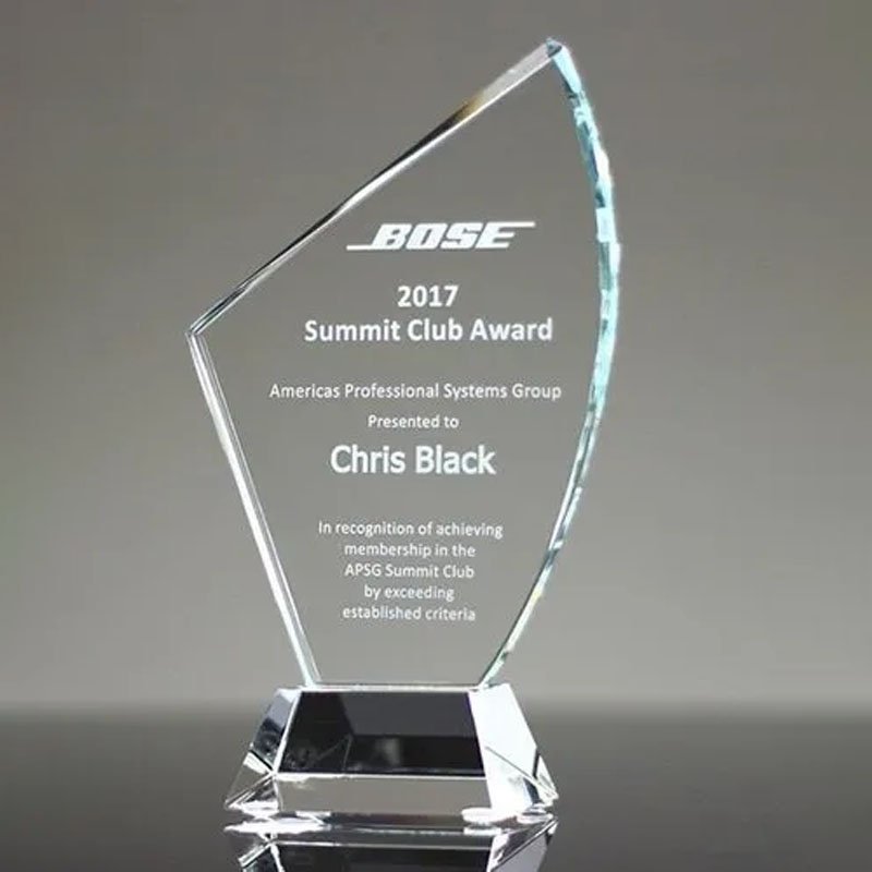 Glass Crystal Trophy - CGT022