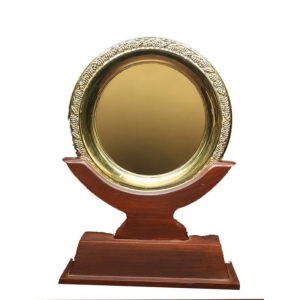 Wooden Metal Plate Memento - MTT002