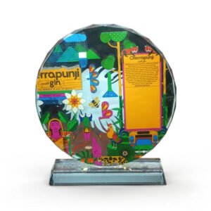 Round Crystal Trophy - CGT005